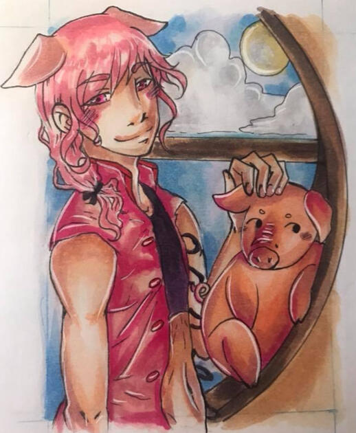 Pig ACEO 2018